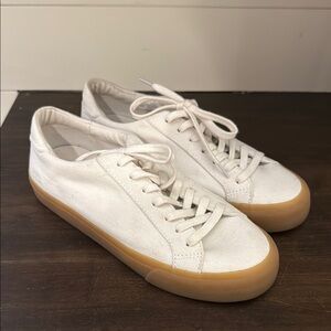 Madewell White Canvas Sneakers